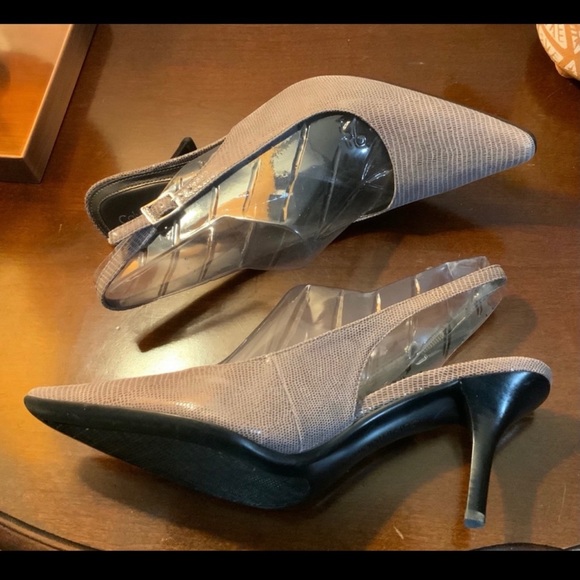 Gray Calvin Klein Heels - Picture 2 of 8